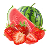 Erdbeere Wassermelone